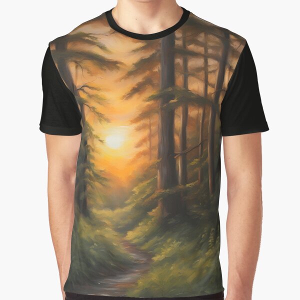 Sunrise in Spring Forest by CalmnessbyChoice T-Shirts, Hoodie, Sweatshirt | BlankRebels.com (Image 1)