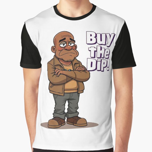 Buy the Dip - Funny Crypto Trader Cartoon by bullbeargear