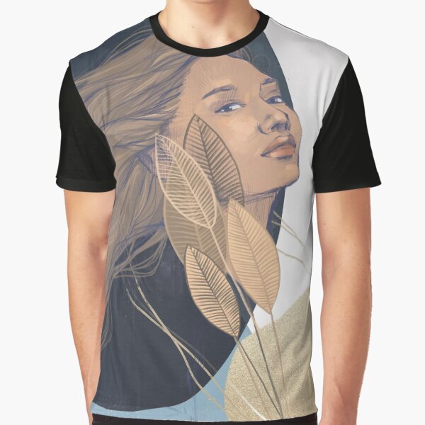 Girl with plants by Ekaterina Kuleva T-Shirts, Hoodie, Sweatshirt | BlankRebels.com (Image 1)