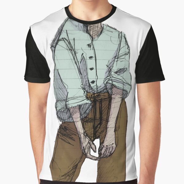 Turquoise Linen Button Up Outfit Design by anamfruit T-Shirts, Hoodie, Sweatshirt | BlankRebels.com (Image 1)