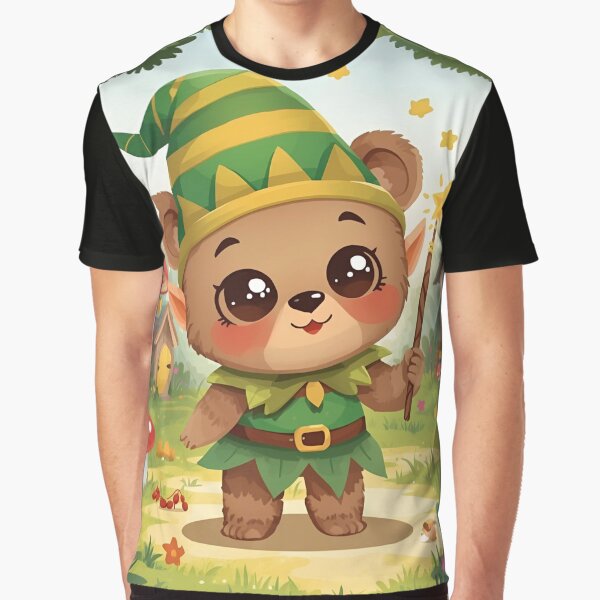 Little elf with star staff by SimonsDesignArt T-Shirts, Hoodie, Sweatshirt | BlankRebels.com (Image 1)