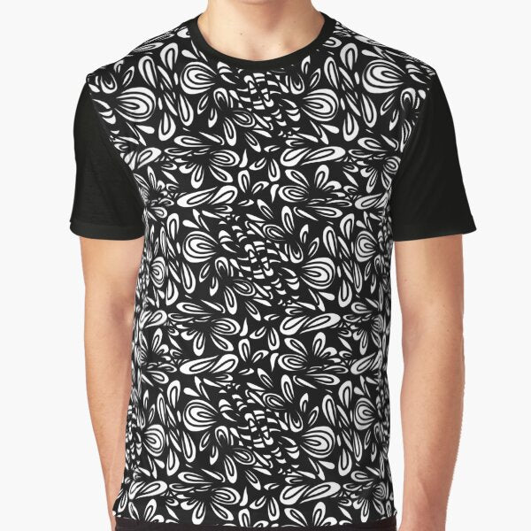 Abstract Line Art | Black and White by wordznart T-Shirts, Hoodie, Sweatshirt | BlankRebels.com (Image 1)