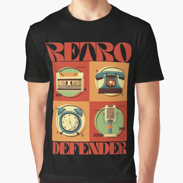 Retro Defender Retro 70s 60s Aesthetics by CyberArtistOne T-Shirts, Hoodie, Sweatshirt | BlankRebels.com (Image 1)