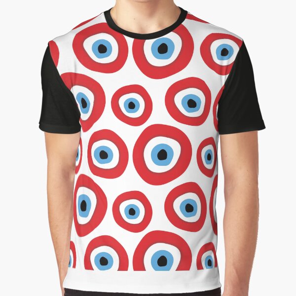 Red Evil Eye Pattern by christabelco T-Shirts, Hoodie, Sweatshirt | BlankRebels.com (Image 1)