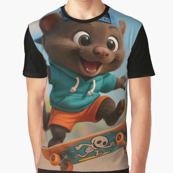 Skater Mink by Sillytoe T-Shirts, Hoodie, Sweatshirt | BlankRebels.com (Image 1)