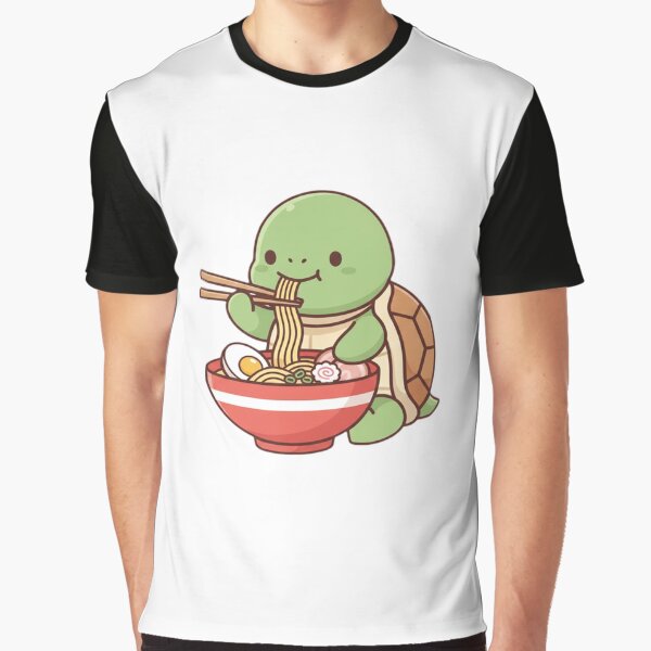 Turtle ramen noodles japanese ramen food kawaii cute adorable by CheeseBlueprint T-Shirts, Hoodie, Sweatshirt (Image 1)