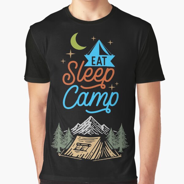 Eat Sleep Camp - Camping design by TheArtistOf2022 T-Shirts, Hoodie, Sweatshirt | BlankRebels.com (Image 1)