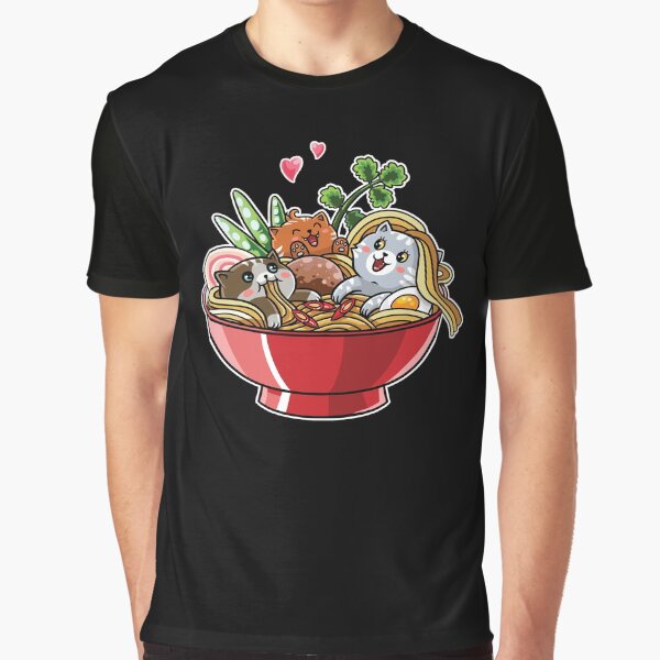 Ramen Noodles Cats by designeclipse T-Shirts, Hoodie, Sweatshirt | BlankRebels.com (Image 1)