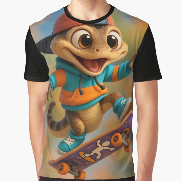Skater Monocled Cobra by Sillytoe T-Shirts, Hoodie, Sweatshirt | BlankRebels.com (Image 1)