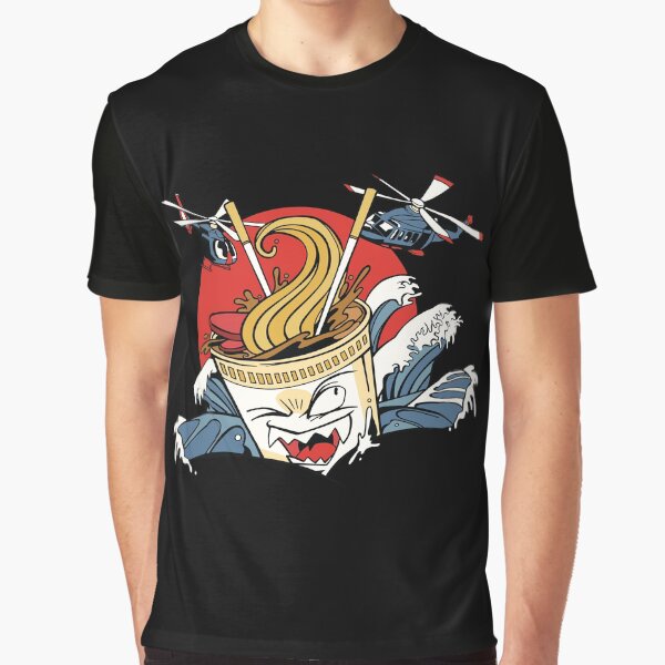 Ramen Attack In Ocean by OnepixArt T-Shirts, Hoodie, Sweatshirt | BlankRebels.com (Image 1)