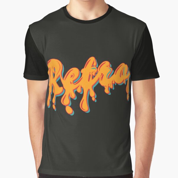 Retro Drip – Vintage Graffiti Street Art Design by CreativeDuo0