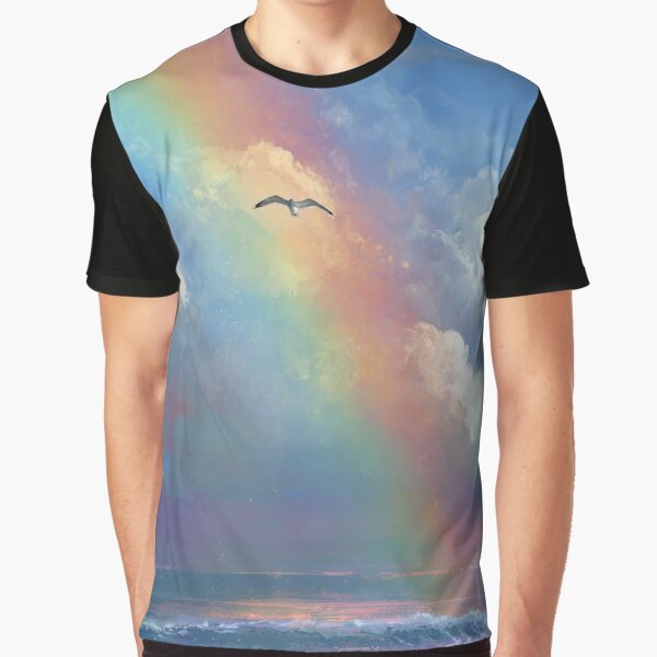 Rainbow ocean by ArtfulPlay T-Shirts, Hoodie, Sweatshirt | BlankRebels.com (Image 1)
