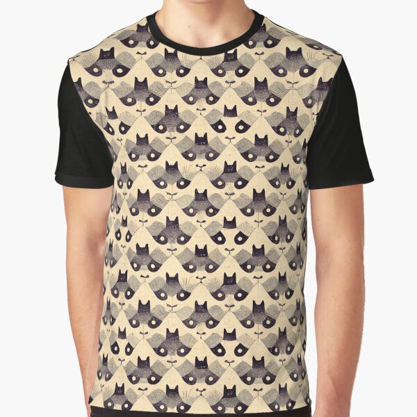 Cute Cat Pattern Art 26 Regular Grid T-Shirts, Hoodie, Sweatshirt