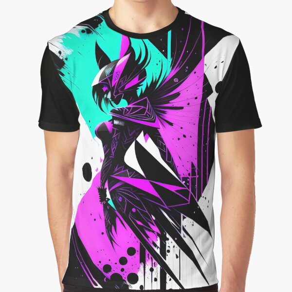 Vibrant Y2K Cyber Butterfly Girl by Pickmash T-Shirts, Hoodie, Sweatshirt | BlankRebels.com (Image 1)