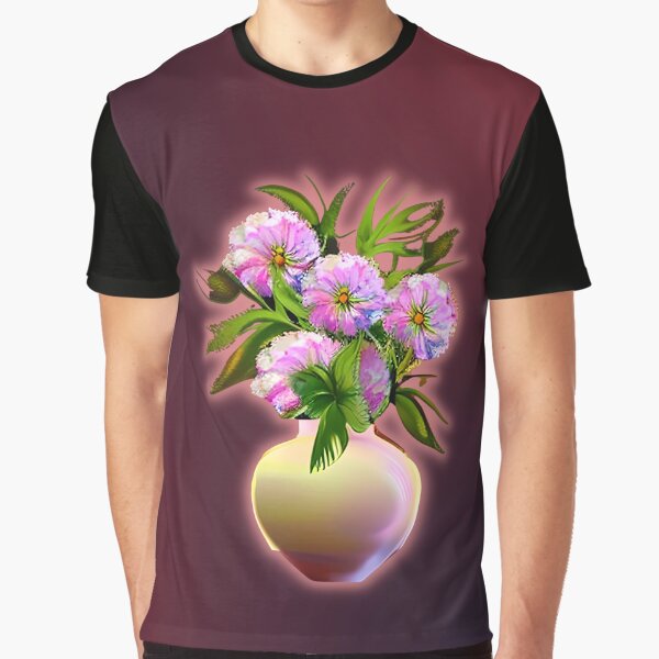 Floral Design With Gradient Background by Rell1970 T-Shirts, Hoodie, Sweatshirt | BlankRebels.com (Image 1)