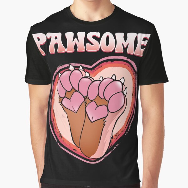 Pawsome I Furry Fandom Cospaly by biNutz T-Shirts, Hoodie, Sweatshirt | BlankRebels.com (Image 1)