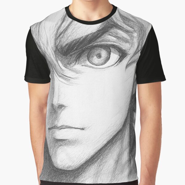 Expressive Manga Sketch – Intense Eye by FusionNexusArt T-Shirts, Hoodie, Sweatshirt | BlankRebels.com (Image 1)