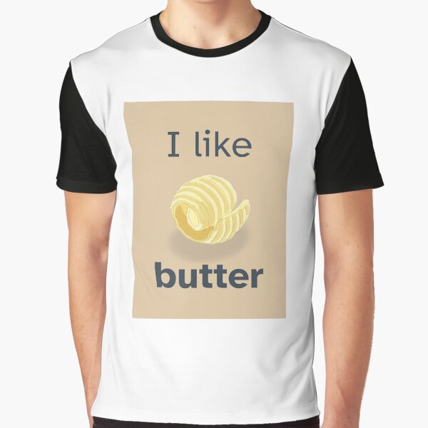 I Like Butter - Sketch style by Little Paper Palace T-Shirts, Hoodie, Sweatshirt | BlankRebels.com (Image 1)