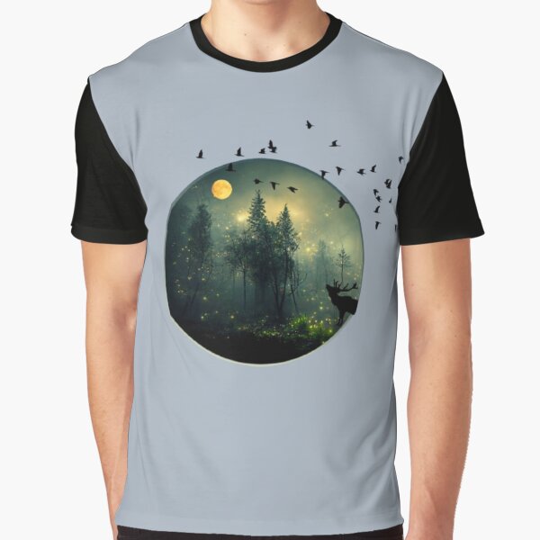 Night forest by MArtex T-Shirts, Hoodie, Sweatshirt | BlankRebels.com (Image 1)