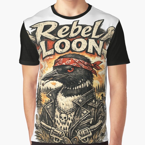 Wild Rebel Loon – Bold Alternative Bird Design by mohyocbra T-Shirts, Hoodie, Sweatshirt | BlankRebels.com (Image 1)