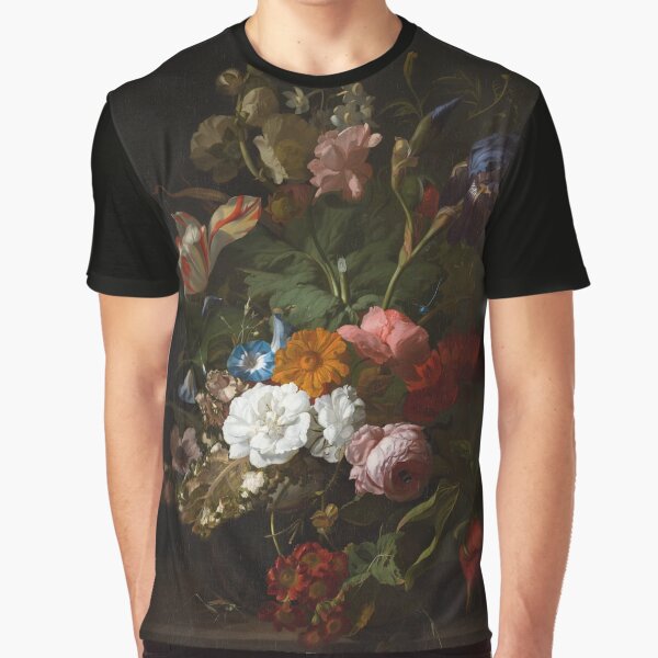 Dark Academia Floral Vintage Dark Floral Moody Still Life Cottagecore by cutesy T-Shirts, Hoodie, Sweatshirt (Image 1)