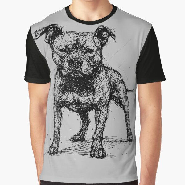 Dog Sketch – Expressive Black and White Drawing – Dynamic Animal Illustration by Pixel-Up