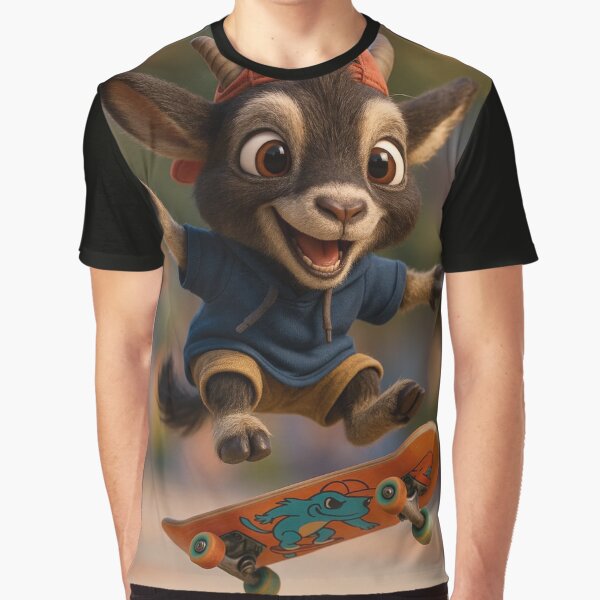 Skater Nigerian Goat by Sillytoe T-Shirts, Hoodie, Sweatshirt | BlankRebels.com (Image 1)