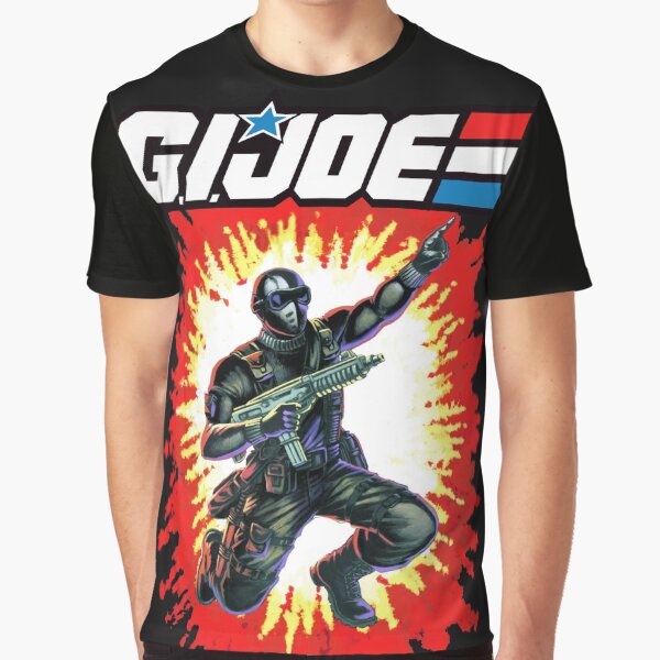 Retro GI Joe Snake Eyes toy card back design by VeryEnglishGent T-Shirts, Hoodie, Sweatshirt | BlankRebels.com (Image 1)