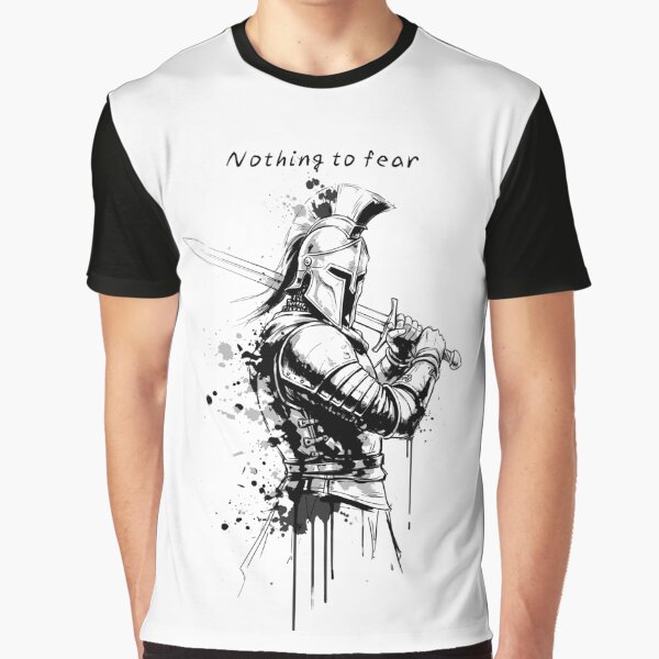 Cool Spartan Warrior: Nothing to fear by Shigen16 T-Shirts, Hoodie, Sweatshirt | BlankRebels.com (Image 1)