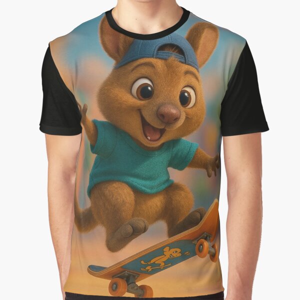 Skater Pademelon by Sillytoe T-Shirts, Hoodie, Sweatshirt | BlankRebels.com (Image 1)