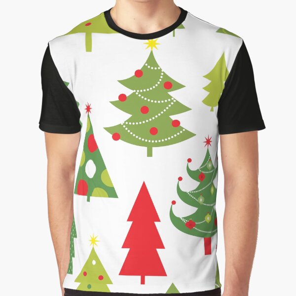 Cute Colorful Christmas Trees by pugmom4 T-Shirts, Hoodie, Sweatshirt | BlankRebels.com (Image 1)
