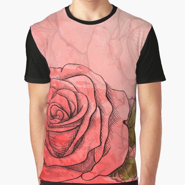 Sketch rose by Marta Jonina T-Shirts, Hoodie, Sweatshirt | BlankRebels.com (Image 1)