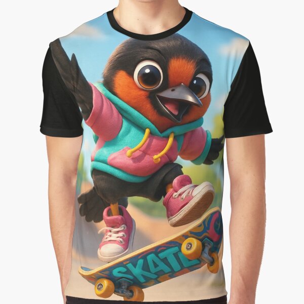 Skater Oriole Orchard by Sillytoe T-Shirts, Hoodie, Sweatshirt | BlankRebels.com (Image 1)