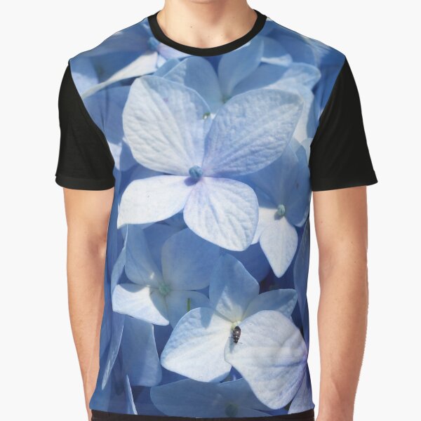 Blue Floral Pattern by JacobIV T-Shirts, Hoodie, Sweatshirt | BlankRebels.com (Image 1)
