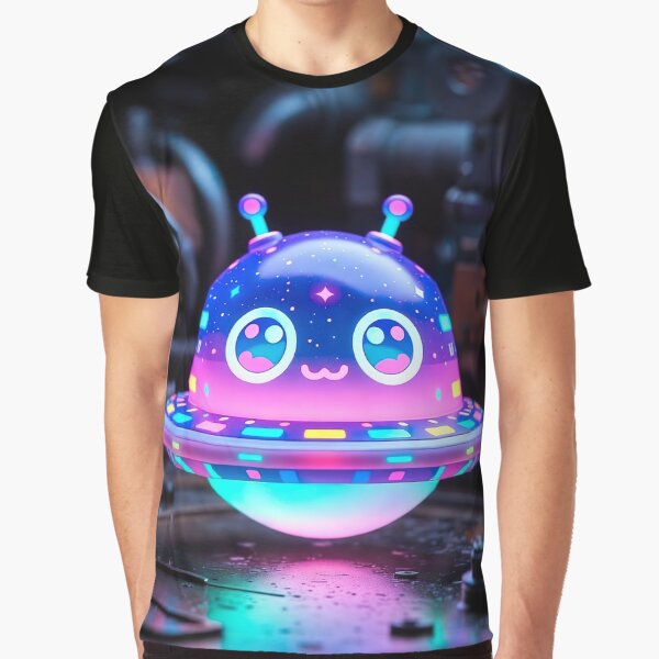 Kawaii Neon UFO – Galaxy Space Baby (Space Collection) by NordseeSteel T-Shirts, Hoodie, Sweatshirt (Image 1)