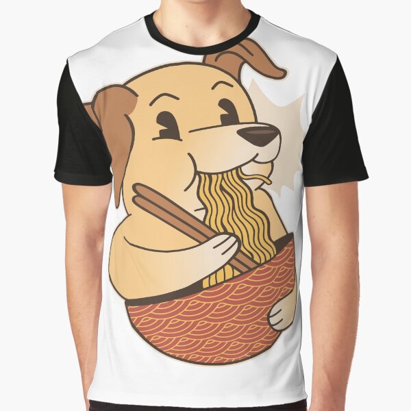 Labrador eating ramen by teez4dayz