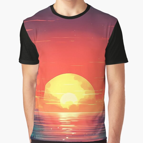 Retro style beach setting by SweetWhiskers T-Shirts, Hoodie, Sweatshirt | BlankRebels.com (Image 1)