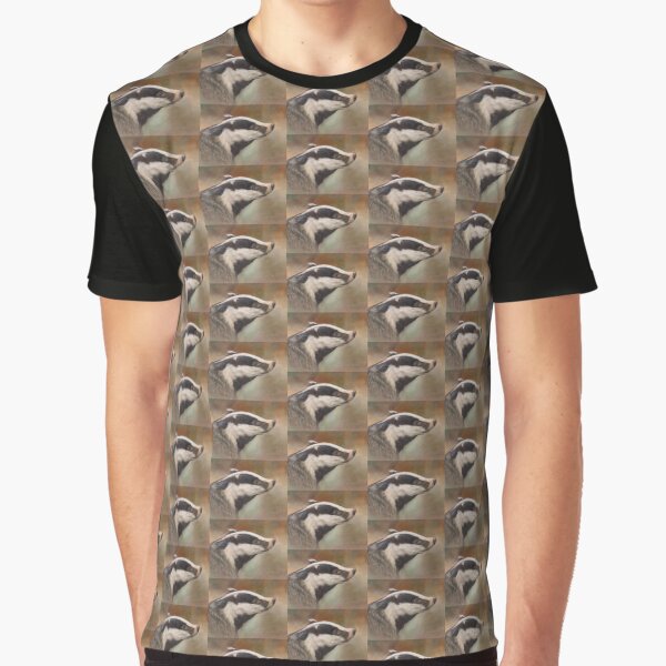 Badger Portrait by David Stribbling T-Shirts, Hoodie, Sweatshirt | BlankRebels.com (Image 1)