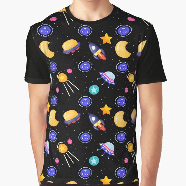 Dark Space Pattern | Space- by TrendyUniverse T-Shirts, Hoodie, Sweatshirt | BlankRebels.com (Image 1)