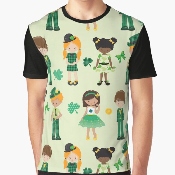 Cute Boys and Girls Irish St Patrick's Day by ILLYL Creatives T-Shirts, Hoodie, Sweatshirt | BlankRebels.com (Image 1)