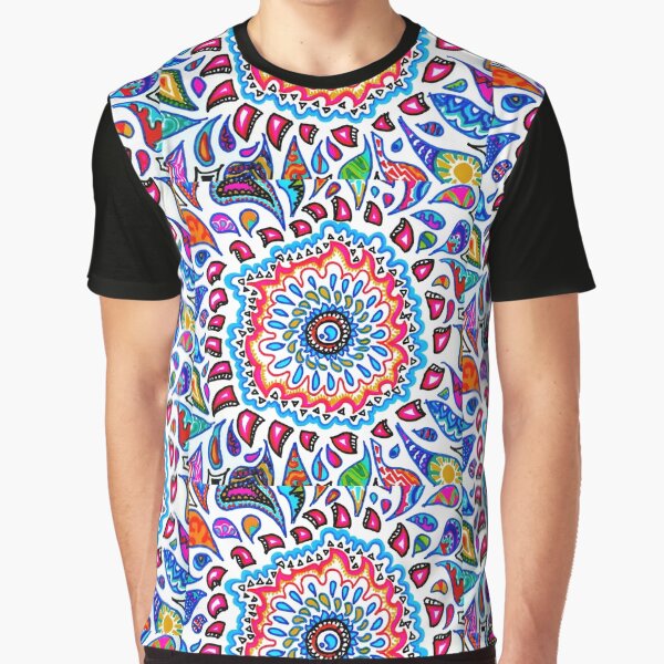 Colorful Vortex Doodle by Hannah Staab T-Shirts, Hoodie, Sweatshirt | BlankRebels.com (Image 1)