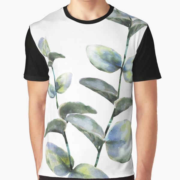 Botanical Herb Leaf Print - Botanical Flowers and Leaves by Syman Kaye T-Shirts, Hoodie, Sweatshirt (Image 1)