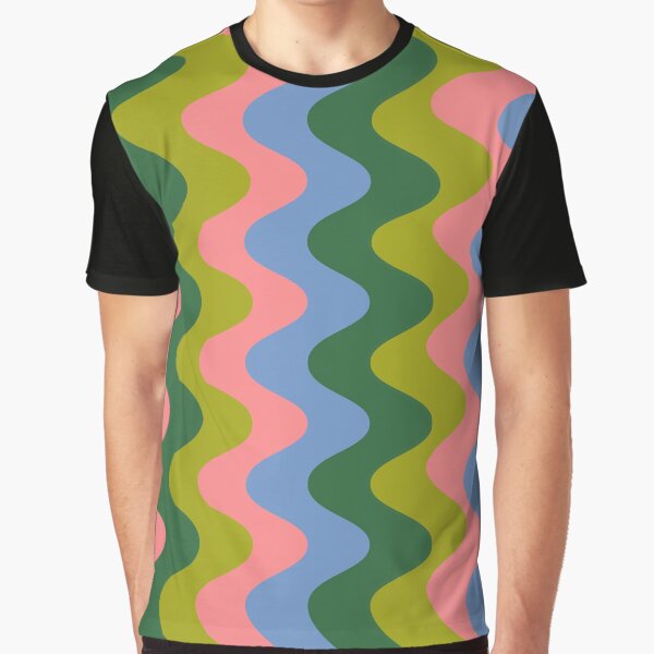 Green and Coral Waves by springstdesign