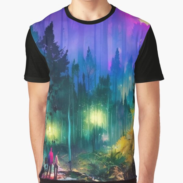 Forest Nightscape by GrimSun T-Shirts, Hoodie, Sweatshirt | BlankRebels.com (Image 1)
