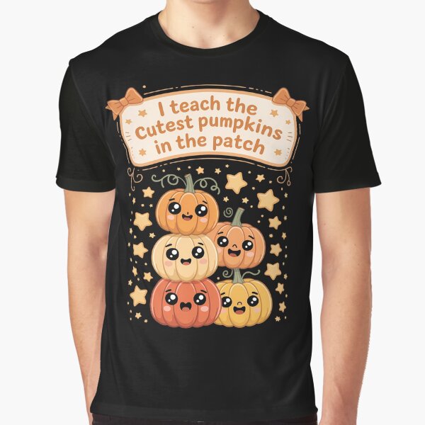 I Teach The Cutest Pumpkins In The Patch Teacher Halloween by Moon-Ape T-Shirts, Hoodie, Sweatshirt (Image 1)