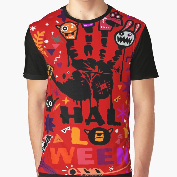 Doodle Halloween by FNDES1GN5 T-Shirts, Hoodie, Sweatshirt | BlankRebels.com (Image 1)