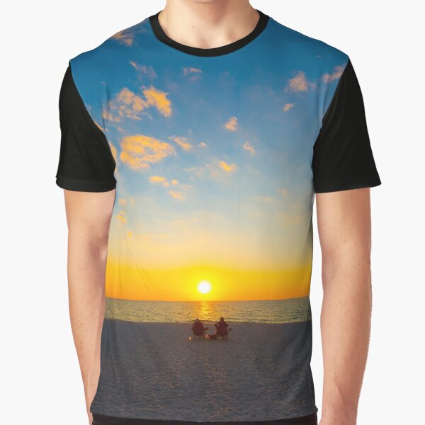 couple watching sunset at the beach by fineartbyK T-Shirts, Hoodie, Sweatshirt | BlankRebels.com (Image 1)