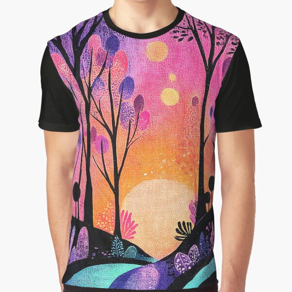 Luminous Fantasy Forest Magical Sunset T-Shirts, Hoodie, Sweatshirt