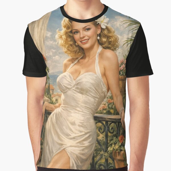 Balcony Glamour: Vintage Elegance Sea T-Shirts, Hoodie, Sweatshirt