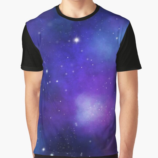 Galaxy - blue and purple by Starblaze19 T-Shirts, Hoodie, Sweatshirt | BlankRebels.com (Image 1)